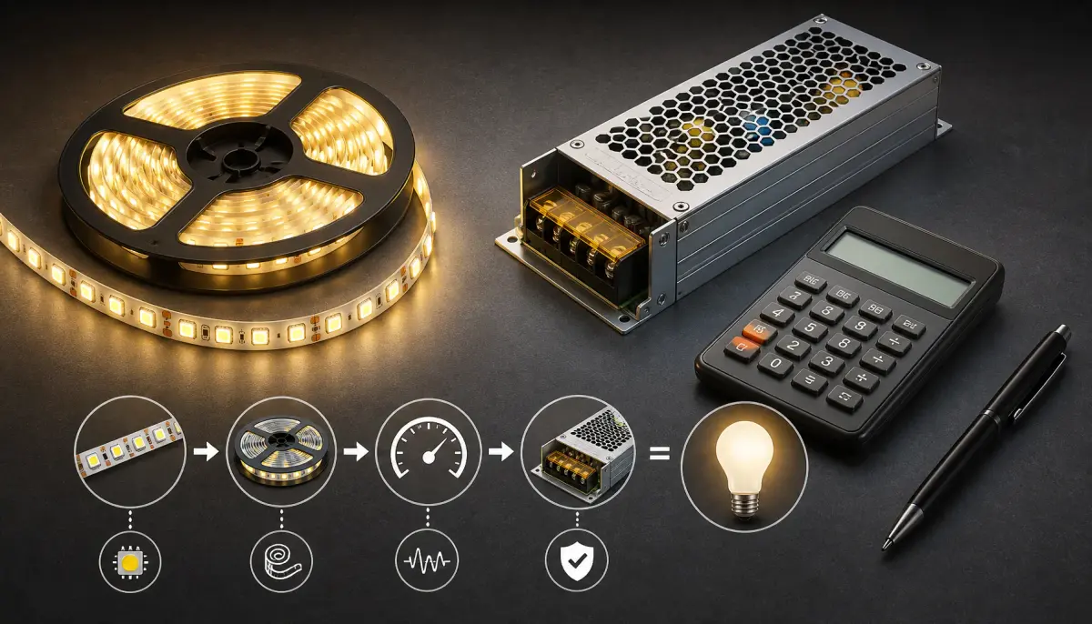 Формула расчёта блока питания для LED-лент: сколько ватт нужно вашей ленте