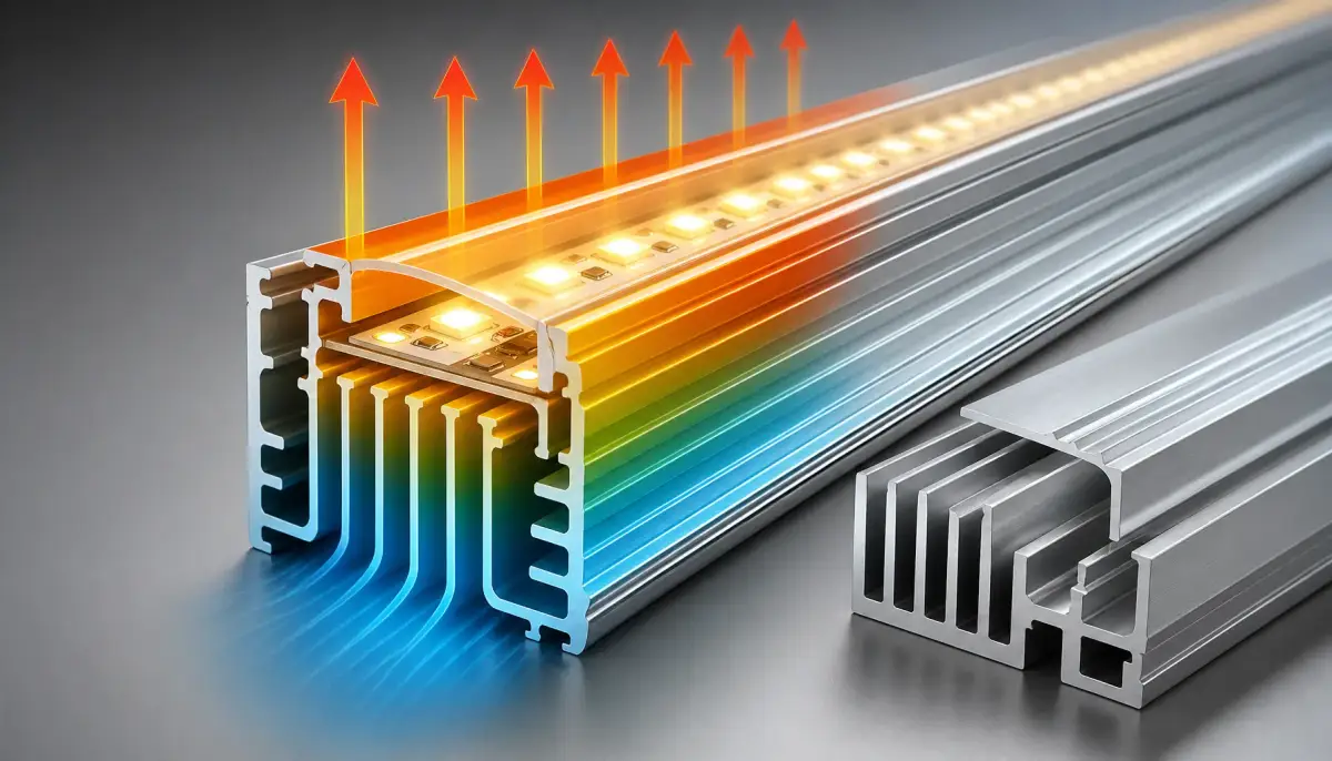 Рассчитываем теплоотвод алюминиевого профиля для LED-лент