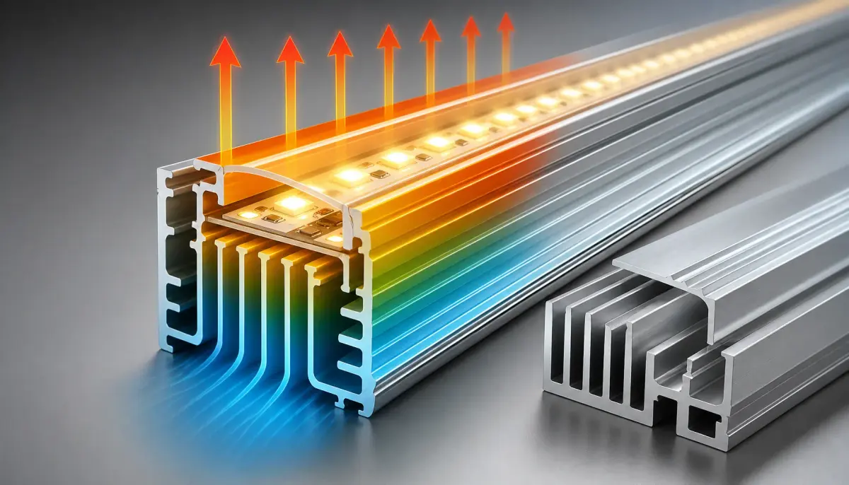 Рассчитываем теплоотвод алюминиевого профиля для LED-лент