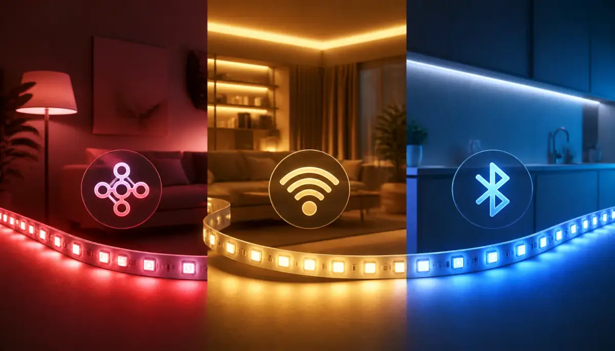 Какой протокол выбрать для умной ленты: Zigbee, Wi-Fi или Bluetooth