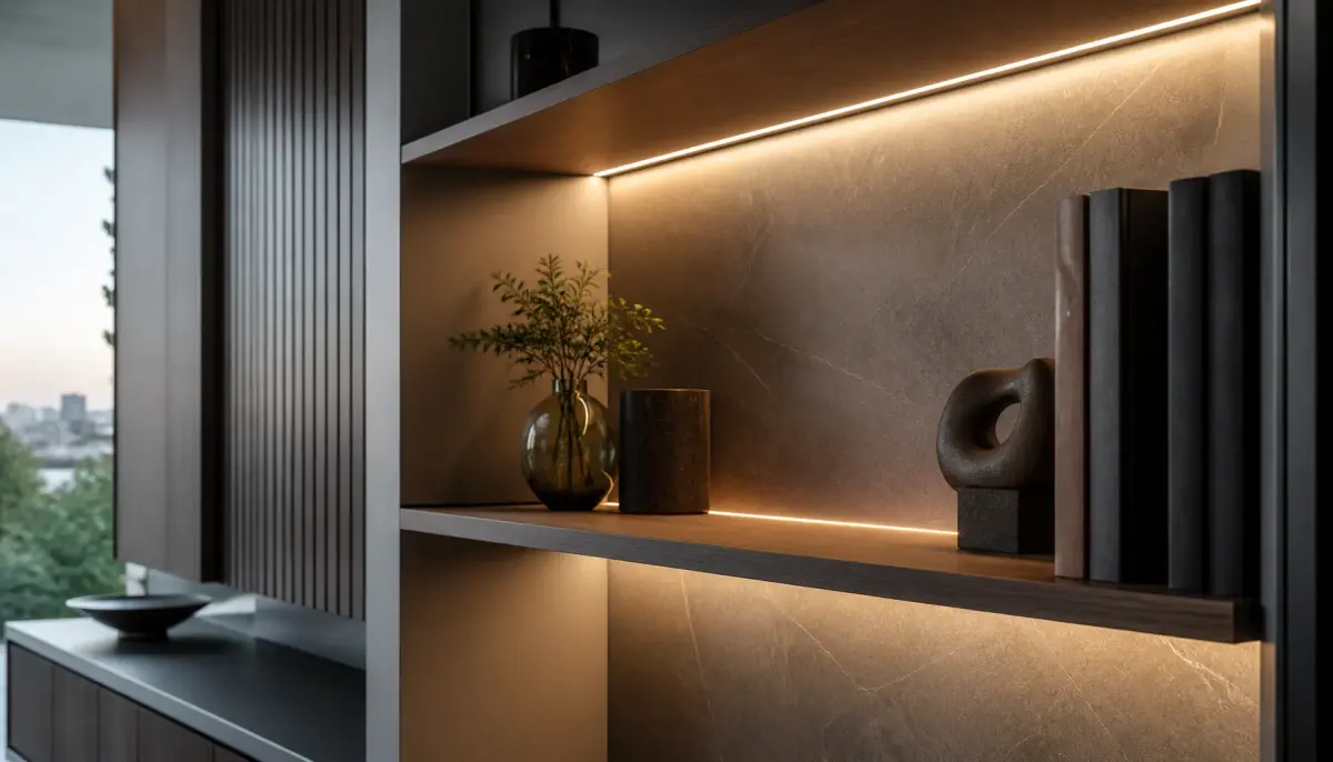 Накладной профиль для LED-ленты: лучшие варианты для мебели и ниш