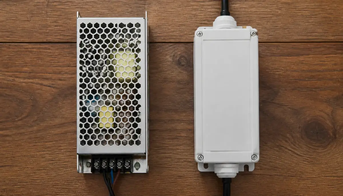 Сравнение блоков питания IP20 и IP67